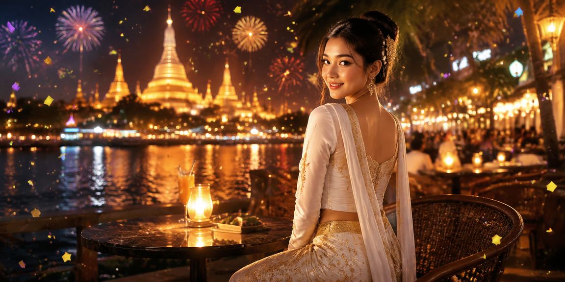 ဘဂို ညဈေးကွက်တွင် ဖဲလောင်းသူများ